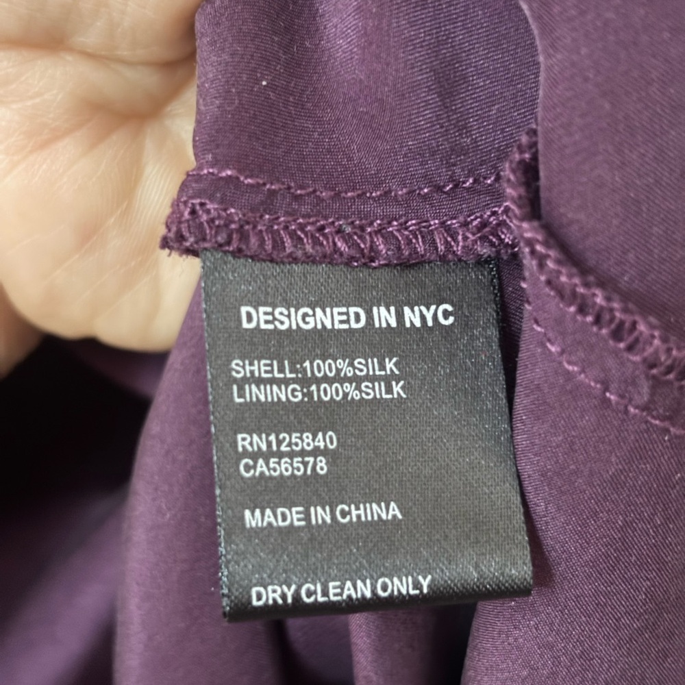 INTERMIX Deep Purple Midi Dress - Picture 13 of 13